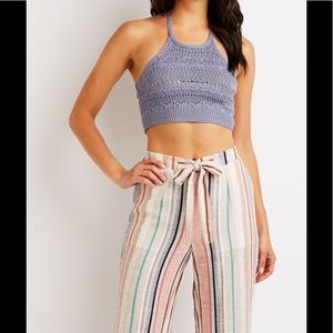 4/$30 Crochet knit crop top
